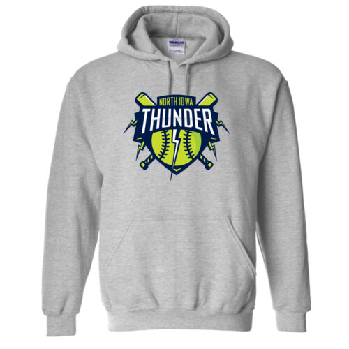 Heavy Blend Hooded Sweatshirt w/ Number and Back Name Option Thumbnail