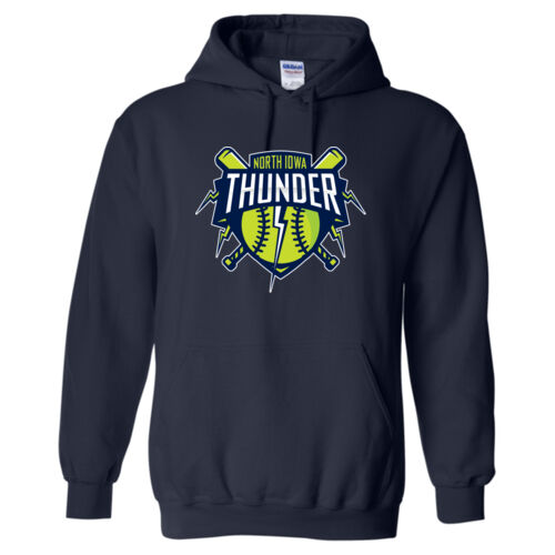 Heavy Blend Hooded Sweatshirt w/ Number and Back Name Option Thumbnail